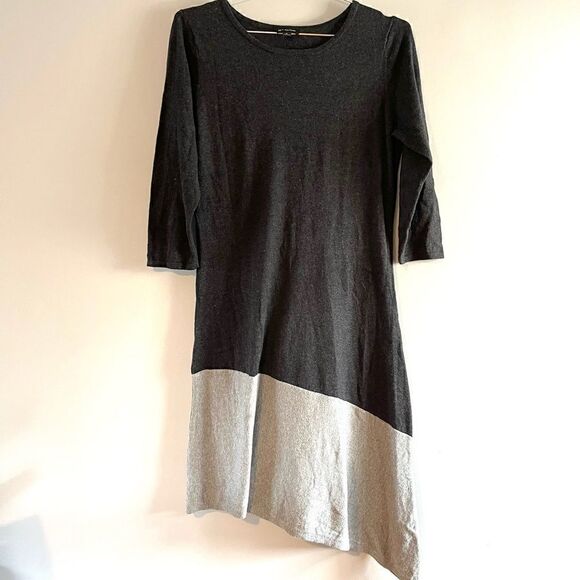 H by Halston Asymmetrical Wool Blend Sweater Dress - Picture 5 of 11